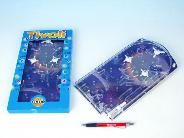 Pinball Tivoli II hra v krabici 17x31,5x2cm Směr