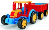 Traktor Gigant s vlekem plast 102cm v krabici Wader