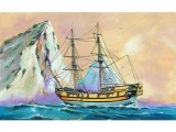 Model Black Falcon Pirátská loď 1:120 24,7x27,6cm v krabici 34x19x5,5cm Směr