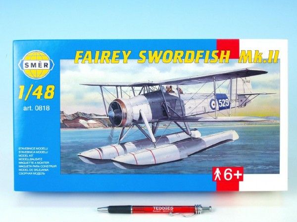 Model Fairey Swordfish Mk.2 26,4x29cm v krabici 34x19x5,5cm Směr