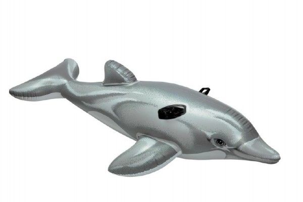 Delfín nafukovací s úchyty 175x66cm v krabici Intex