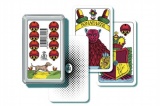 Mariáš jednohlavý společenská hra karty v plastové krabičce Bonaparte