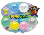 PlayFoam Modelína/Plastelína kuličková s doplňky 7 barev na kartě 34x28x4c