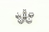 Hrací kostky 1,5x1,5cm společenská hra 6ks v krabičce 9x5x2cm Bonaparte