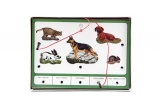 Zvířata 1 společenská hra na baterie v krabici 22x16x3cm Voltik toys