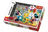 Puzzle Mickey a Minnie slaví narozeniny Disney 27x20cm 30 dílků v krabičce 21x14x4cm Trefl