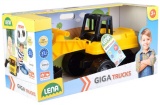 Bagr žlutočerný Giga Trucks plast 70cm v krabici 70x35x29cm Lena