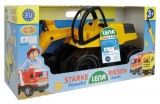 Bagr žlutočerný Giga Trucks plast 80cm v krabici 70x35x29cm Lena