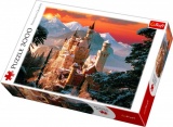 Puzzle Zimní zámek Neuschwanstein 3000 dílků 116x85cm v krabici 40x27x9cm Trefl