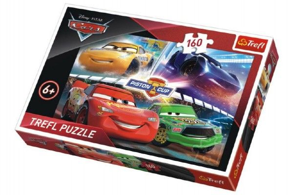 Puzzle Cars 3 Disney 41x27,5cm 160 dílků v krabici 29x19x4cm Trefl
