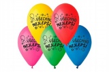 Balonek nafukovací 10'' průměr 26cm Všechno nejlepší 10ks v sáčku Smart Balloons