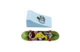 Skateboard prstový šroubovací s rampou plast 10cm asst mix barev na kartě Teddies
