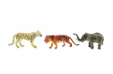 Zvířátka safari 6ks plast 10cm v sáčku Teddies