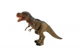 Dinosaurus chodící plast 40cm na baterie se světlem se zvukem v krabici Teddies