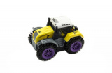 Traktor převracecí plast 10cm asst mix barev na baterie 12ks v boxu Teddies