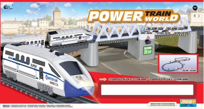 Power train World – Základní sada vláčkodráha Epline