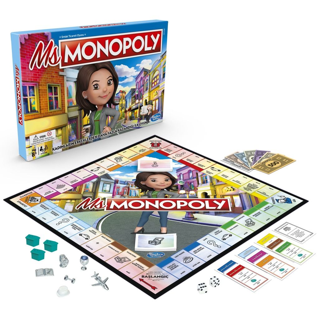 Monopoly ženská edice společenská hra Hasbro