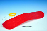 Snowboard plast 70cm červený