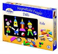 Magnetické puzzle děti v krabici 33x23x3,5cm Detoa