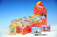 Minipuzzle Krtek 19,8x13,2cm 8 druhů 54 dílků v krabičce 9x7x3cm 40ks v boxu Dino