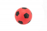 Míček fotbal guma 12cm 6 barev v síťce Teddies