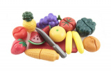 Ovoce a zelenina krájecí plast v krabičce sady pro malé hospodyňky Teddies