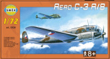 Model Aero C-3 A/B 1:72 29,5x16,6cm v krabici 34x19x5,5cm Směr