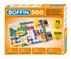 Stavebnice Boffin 500 elektronická 500 projektů na baterie 75ks v krabici Conquest