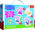 Puzzle pro nejmenší Prasátko Peppa/Peppa Pig 18 dílků v krabici 27x19x6cm 2+ Trefl