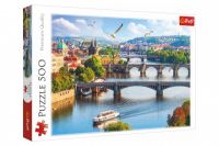 Puzzle Praha, Česká Republika 500 dílků 48x34cm v krabici 40x27x4,5cm Trefl