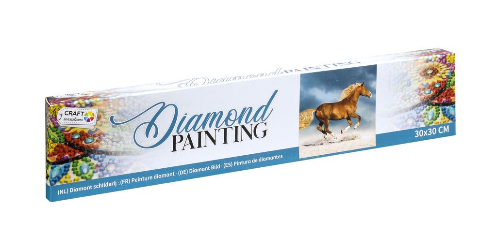 Malování pomocí kamímků Diamond Kůň 30x30 cm Alltoys