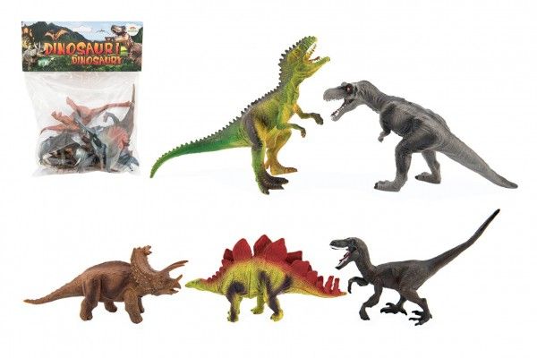Dinosaurus plast 15-18cm 5ks v sáčku Teddies