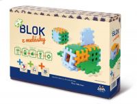 Stavebnice Blok z melásky 36ks v krabici 22x15x6cm 12m+ SEVA