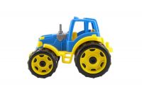 Traktor 24x16cm plast na volný chod 2 barvy 12m+ Teddies