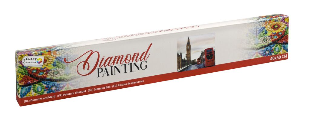 Malování pomocí kamímků Diamond Londýn 40x50 cm Alltoys