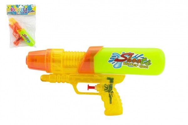 Vodní pistole plast 24 cm 2 barvy v sáčku Teddies