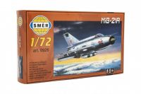 Model MiG-21R 1:72 15x21,8cm v krabici 25x14,5x4,5cm Směr