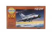 Model MiG-21R 1:72 15x21,8cm v krabici 25x14,5x4,5cm Směr