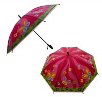Deštník 66cm vystřelovací s píšťalkou mix barev v sáčku Teddies