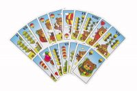 Prší jednohlavé dětské společenská hra - karty v plastové krabičce 7x11x2cm Bonaparte