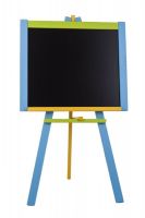 Tabule stojanová modrá sololit dřevěná 100x56cm v krabici 57x101x6,5cm