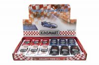 Auto Kinsmart Dodge Viper GTS-R 1:36 12,5cm kov/plast 4 barvy na zpětné natažení 12ks v boxu Teddies