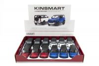 Auto Kinsmart Land Rover Defender 90 kov/plast 1:36 12,5cm na zpětné natažení 4 barvy 12ks v boxu Teddies