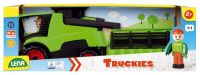 Auto Truckies kombajn plast 20cm s figurkou v krabici 24m+ Lena