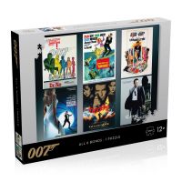 Puzzle James Bond 007 Herecké debuty - 1000 dílků