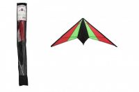 Drak létající nylon 130x65cm barevný v sáčku 10x100cm