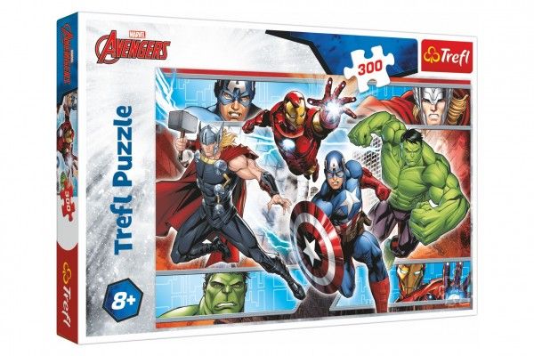 Puzzle Avengers 300dílků 60x40cm v krabici 40x27x4cm Trefl