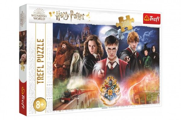 Puzzle Tajemství Harry Potter 300dílků 60x40cm v krabici 40x27x4cm Trefl