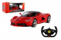 Auto RC Ferrari červené plast 32cm 2,4GHz na dálk. ovládání na baterie v krabici 43x19x23cm Teddies