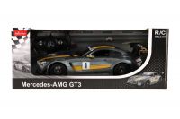 Auto RC Mercedes AMG GT3 plast 35cm 2,4GHz na dálk. ovládání na baterie v krabici 44x18x23cm Teddies